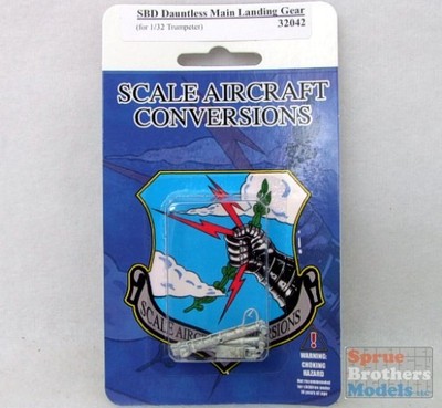 SAC32042 1:32 Scale Aircraft Conversions - SBD Dauntless Main Landing Gear (TRP