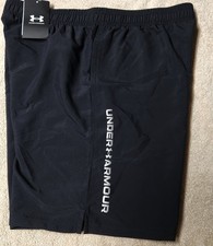 NWT UNDER ARMOUR YXL Youth Extra Large BLACK Lightweight Soccer Athletic SHORTS