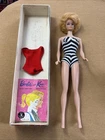 Barbie 60s VINTAGE W BOX Doll 1962 Blonde Bubble Cut  Japan Used
