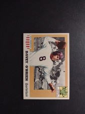 1955 TOPPS ALL-AMERICAN #34 DAVEY O'BRIEN TEXAS CHRISTIAN ROOKIE NRMT Centered 