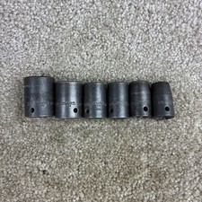 Williams Sae 6pc. 12 Impact Socket Set Williams Sae 6pc. 12 Impact Socket Set