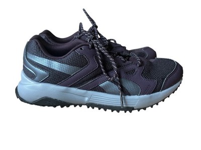 Reebok Women's Lavante Terrain Running Shoe 7.5  Midnight Shadow  Purple & Grey