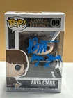 SIGNED Funko Pop! GAME OF THRONES - ARYA STARK #09 COA AUTHENTICATED