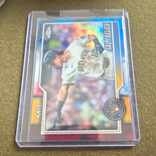 Topps 2024 Chrome Sal Frelick Rookie #90 Milwaukee Brewers MLB Baseball Card. rookie card picture