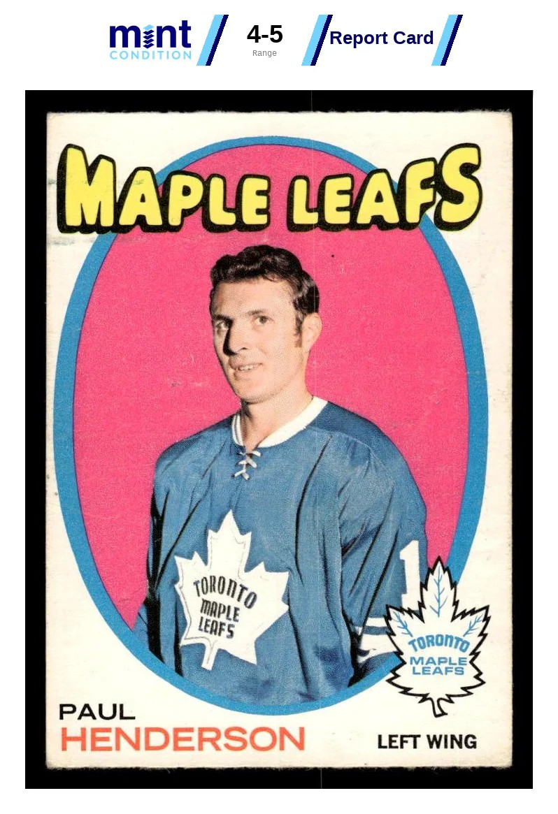 Paul Henderson #67 Hockey Cards 1971 O-Pee-Chee trading card — raw and PSA graded price guide