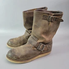 Red Wing 2975 Classic Engineer Biker Boot Made In USA Mens Size 5.5 D Worn