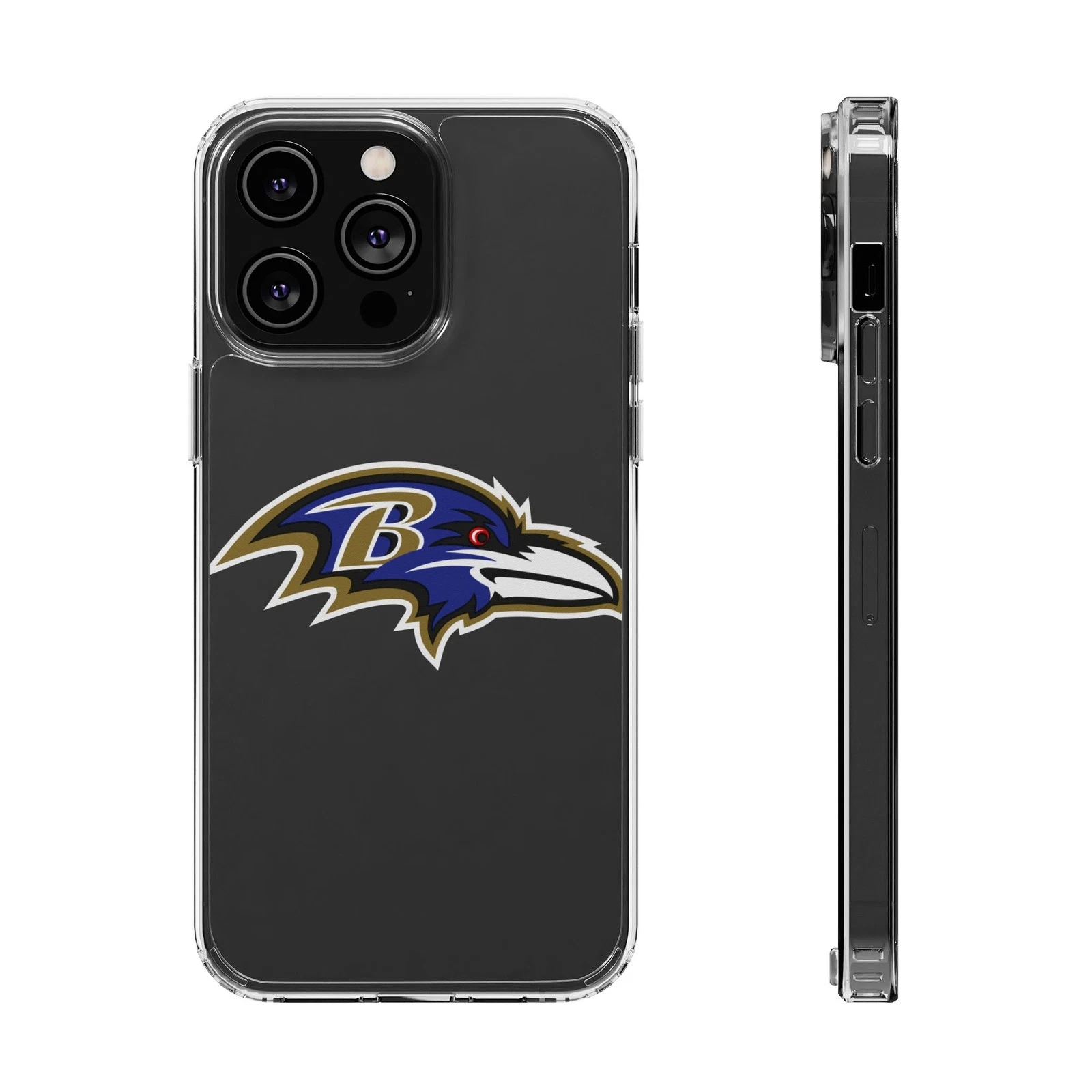 Baltimore Ravens Clear Phone Case for iPhone