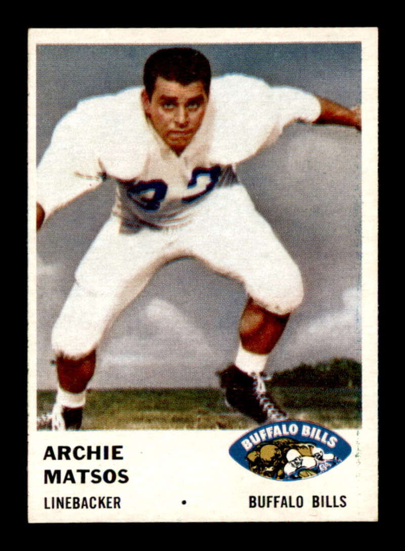 1961 Fleer #142 Archie Matsos RC EXMT/EXMT+ X3342968