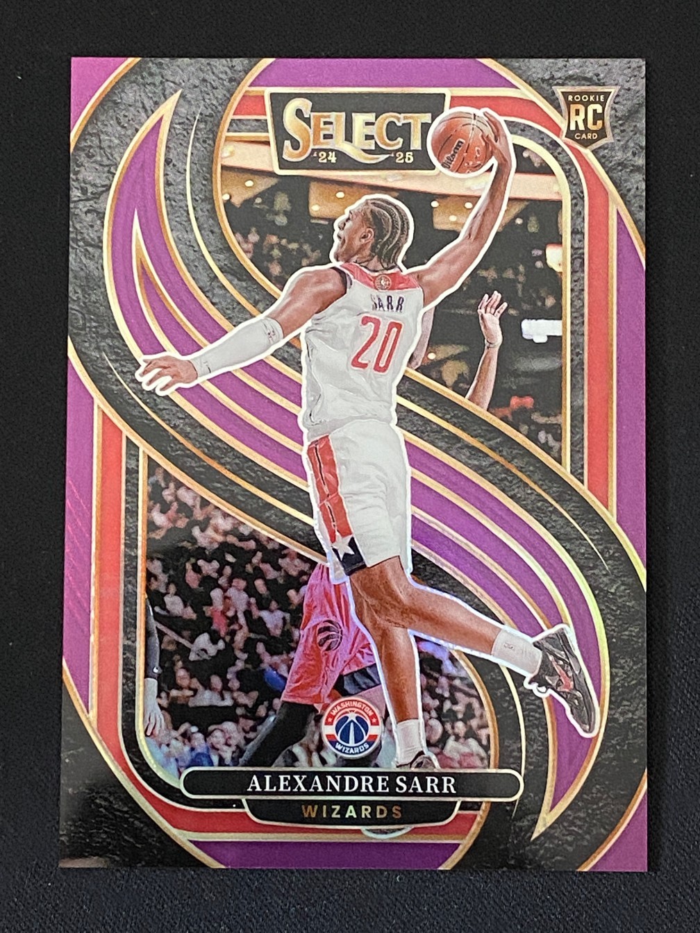 Alexandre Sarr 2024-25 Panini Select RC Premier Level Purple /99 #185