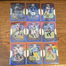 2022 Panini Prizm Red White Blue Lot Corral Bosa Ford Dobbins Boldin Mitchell