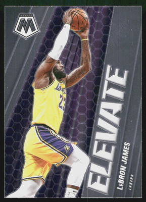 Lebron James - 2020-21 Panini Mosaic Basketball - Elevate #23