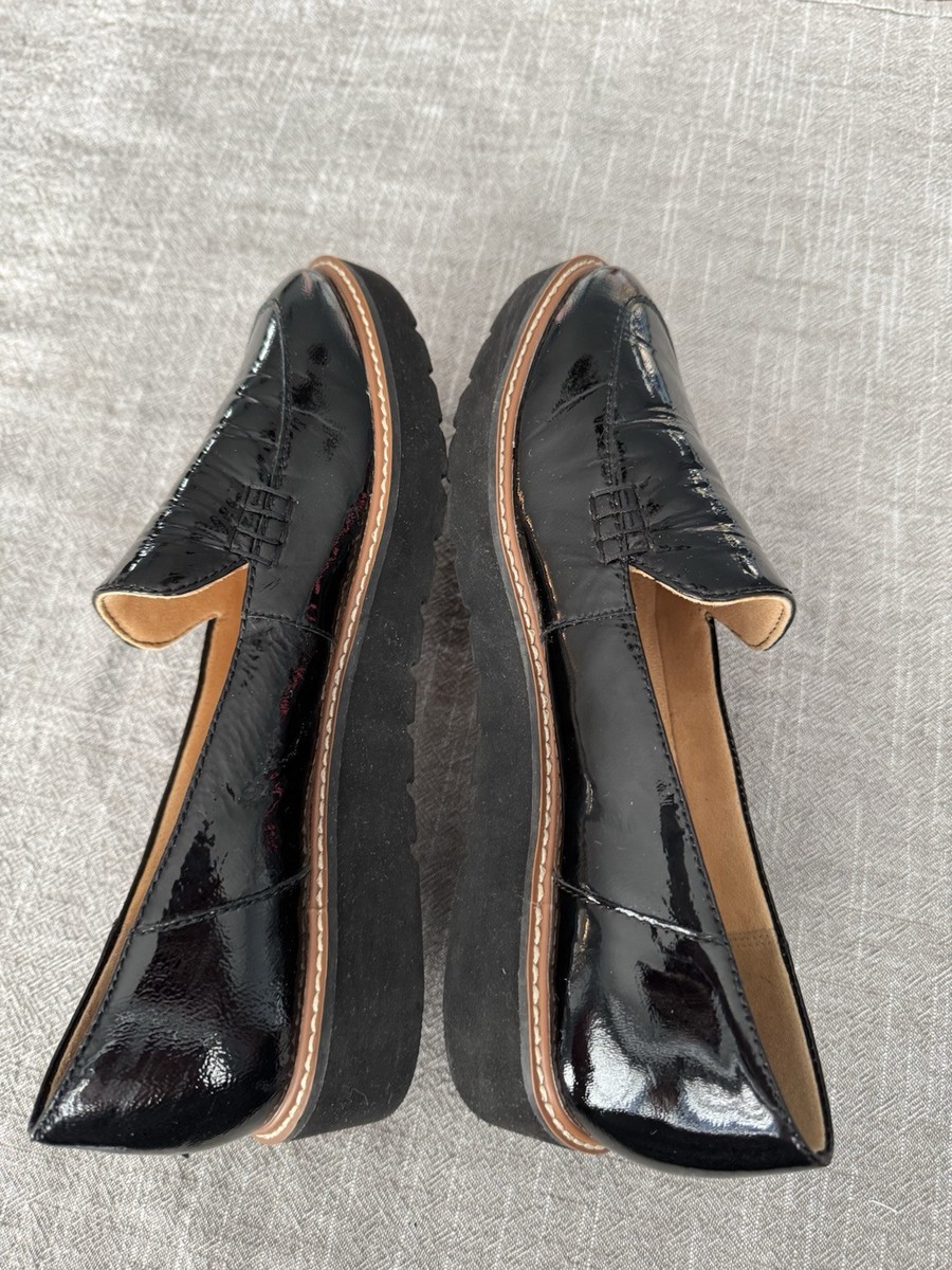 Naturalizer Women's Andie Black Patent Leather Loafer Size