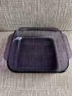 PYREX Vintage Casserole Dish 2 QT 2L #222-R Amethyst Purple Glass 8" x 8" x 2"