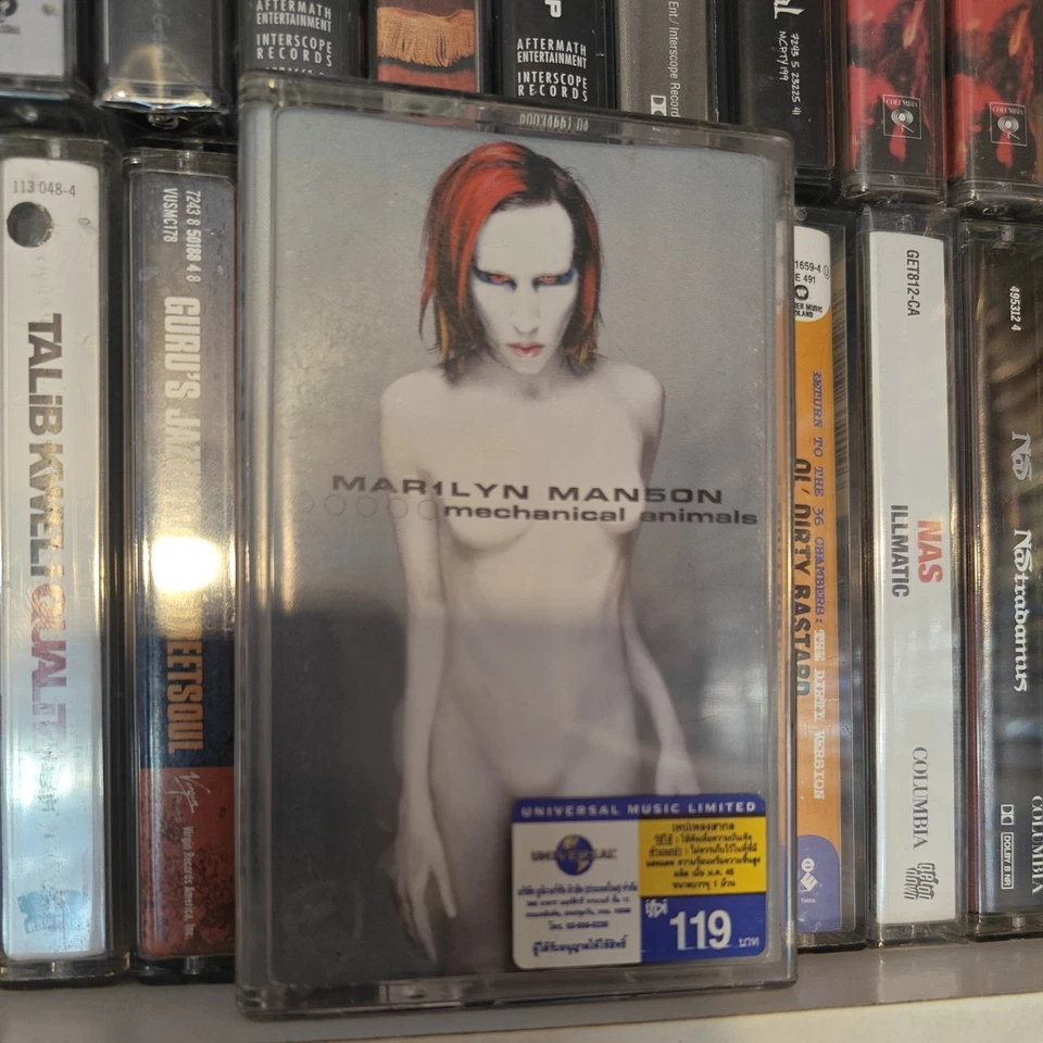 Marilyn Manson Mechanical Animals FULLY PLAY GRADED cassette - Image 3 of 4