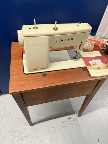 Singer 467 Sewing Machine And Desk Foot Pedal Instruction Book. Not ...