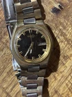 Vintage Seiko Mens Watch 34mm Brown Dial Gold Tone 17 Jewels Automatic 7009-8079