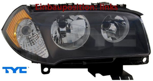 TYC 20-0536-05-2 Hauptscheinwerfer Links Scheinwerfer Frontscheinwerfer FüR BMW-image