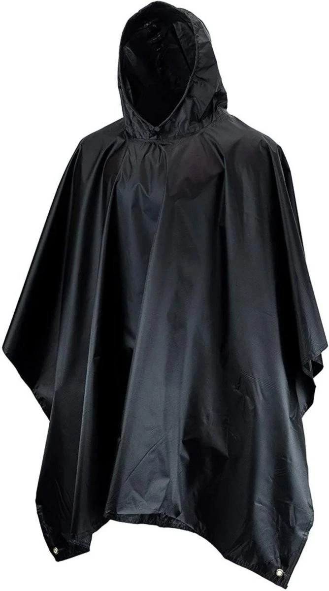 Mil com Ripstop Nylon Poncho Waterproof Basha
