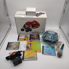 2001 New Open Box IKTV KARAOKE VIDEO STATION Blue Color Complete and 5 Cds