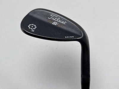Titleist Vokey SM5 Raw Black Wedge 58* 7 Bounce S-Grind Wedge Steel Mens RH