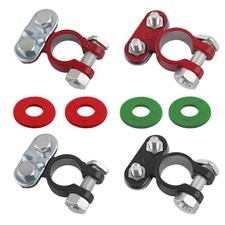 4PCS Positive Negative Car Battery Terminals Connectors,Heavy-Duty Battery ...