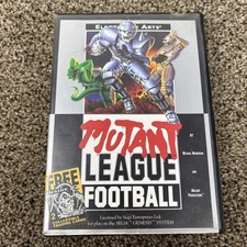 Mutant League Football CIB Complete (Sega Genesis 1993)  Game Case Manual Tested