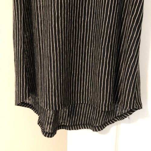 Workshop Republic Black/White Striped Tank Top ~ Sleeveless ~Size Large - Picture 3 of 4