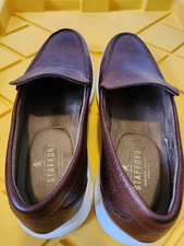 Stafford Executive Comfort Plus Leather Tassel Kilt Fringe Loafers Size 11.5B Stafford Loafer Leather Upper Casual Shoes for Men for sale  main image 4