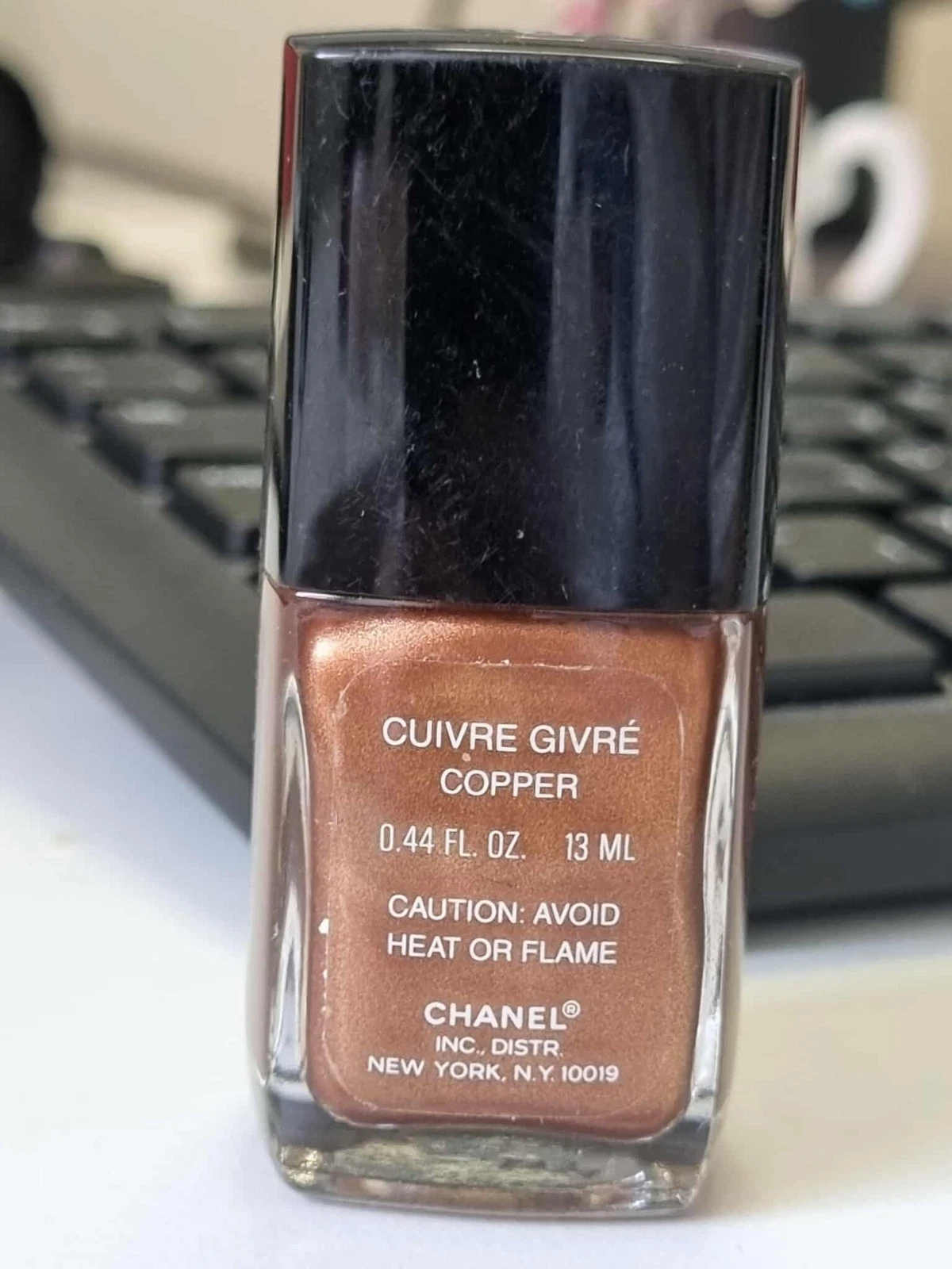 Chanel Le Vernis Nail Colour Cuivre Givre Copper