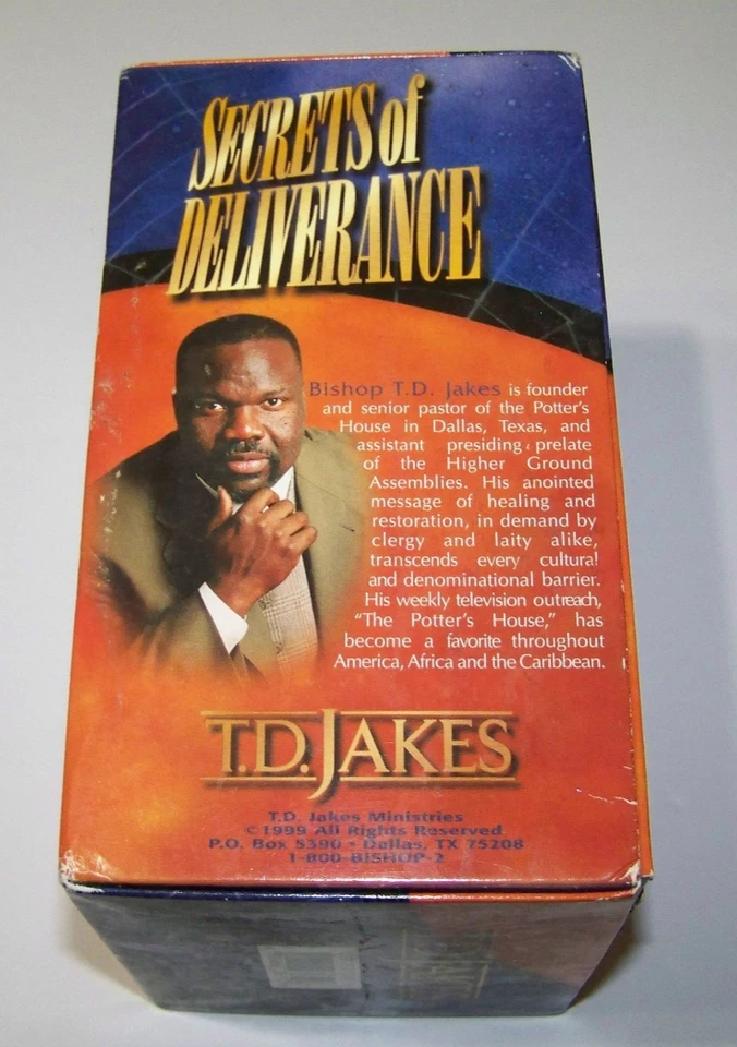 Bishop T.D.Jakes Secrets of Deliverance  5 VHS TAPES SET 1999 - Image 4 of 4