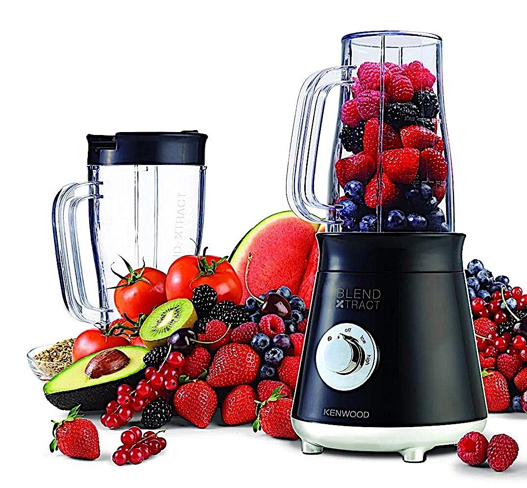 Kenwood Blend Xtract SB056 Smoothie 2Go Maker Blender Black 300W