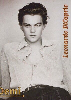 LEONARDO DICAPRIO Berühmtheiten Entertainer Vintage Postkarte CPSM #PBV982.D