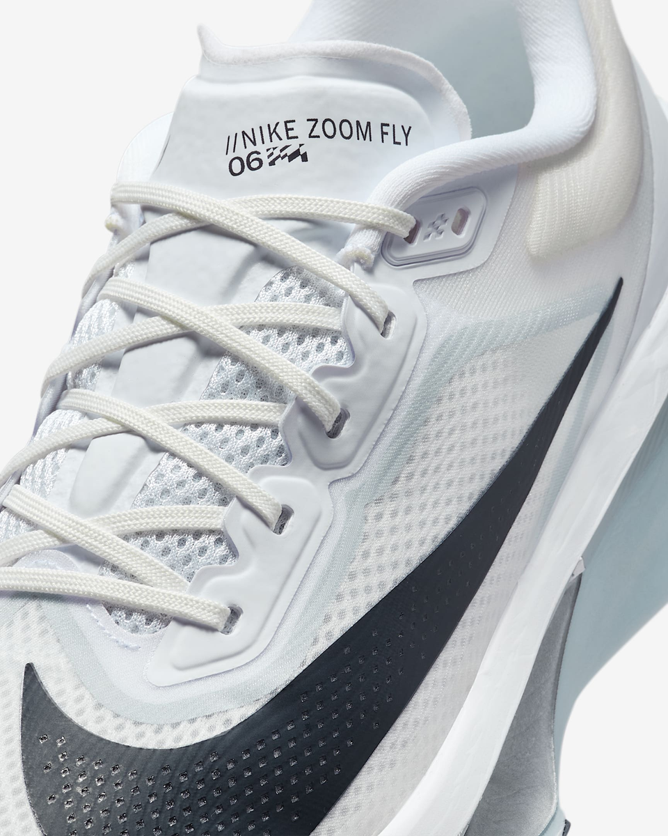 Nike Zoom Fly 6 White Pure Platinum FN8454-104 Men\'s Size 10 Shoes Nike Zoom Fly 6 White Pure Platinum FN8454-104 Men main image 4