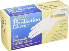 Comfitwear - Disposable Latex Gloves - Powder Free - Size Medium