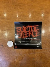 Suicide Silence Sticker buy 1get 1 Free4x4 No Time to Bleed + Free, Flag Sticker