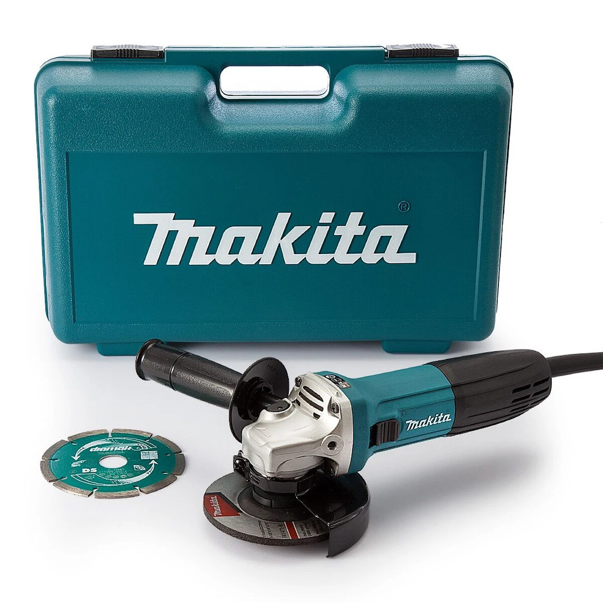 Makita GA4530KD 110V 115mm 4.5 Angle Grinder With Case Diamond Blade