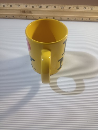 I Love NY Coffee Mug Yellow Classic New York City Souvenir Pre-owned & Cool Mug - Picture 7 of 17