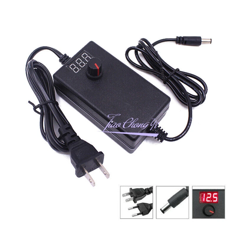 adjustable power supply chargers DC 1-36V AC100-240V Converter adapter switching - Image 2 of 4