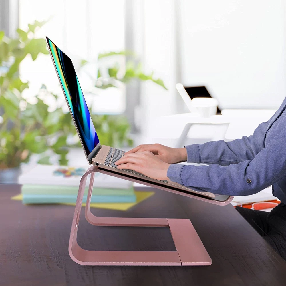 Laptop Stand, Ergonomic Aluminum Laptop Mount Computer Stand
