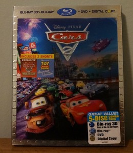 New Cars 2 3d Blu Ray 5 Disc Set 3d Blu Ray Blu Ray Dvd And Digital Copy Ebay
