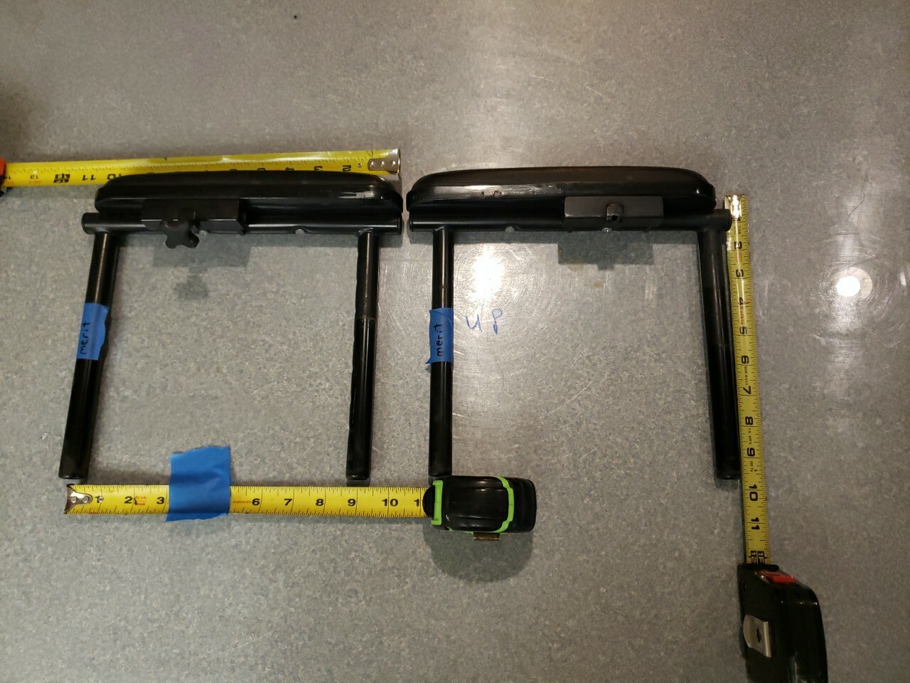 Pair of Merits wheelchair Arm Rests eBay