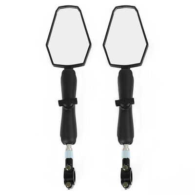 Fits For Dirt Bike Dual Sport Adjustable Motorcycle Rear Adventure Mirrors 10MM