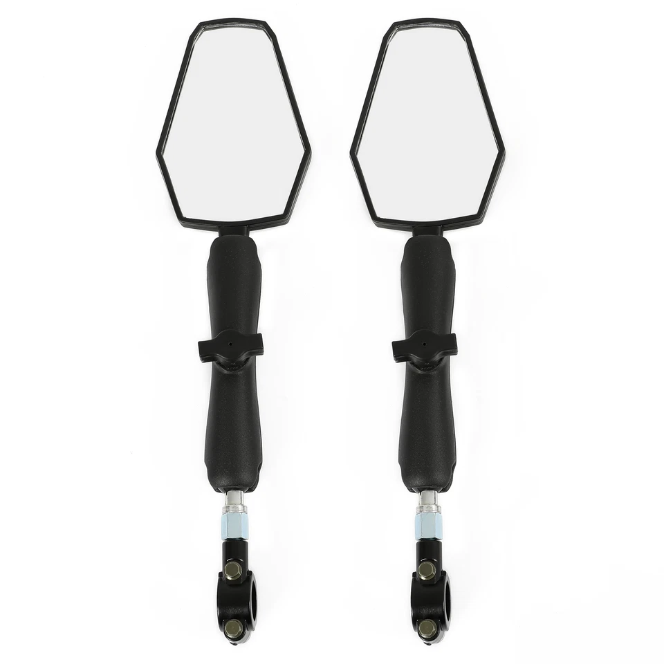 Espejos retrovisores de aventura para motocicleta + montaje de 7/8" para Suzuki DR650S DRZ400S Foto 3 de 4