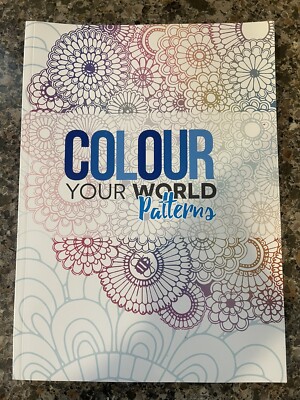 Shutter stock Adult Coloring Book - Colour Your World Patterns