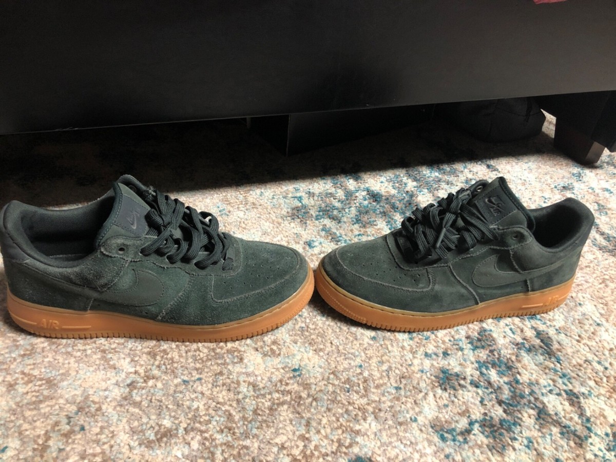 Size 10 - Nike Air Force 1 07 LV8 Suede Outdoor Green for