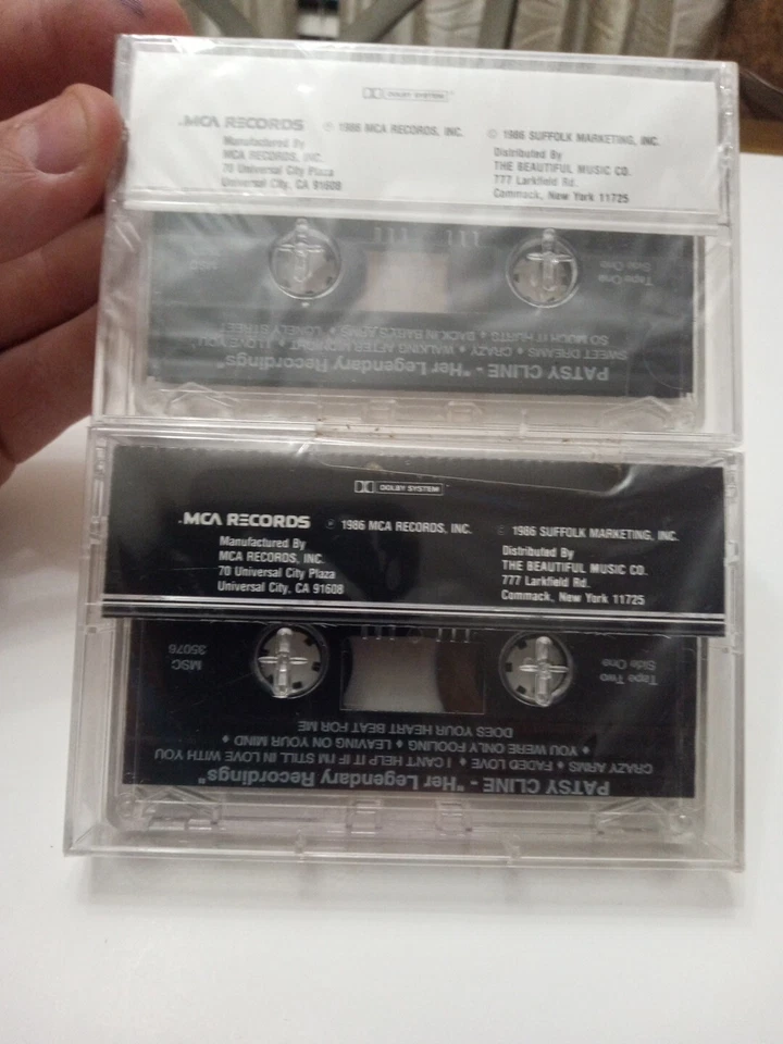 Patsy Cline - 2 Cassettes *UNOPENED* Her Legendary Recordings - Album No. 1 & 2 - Image 4 of 4