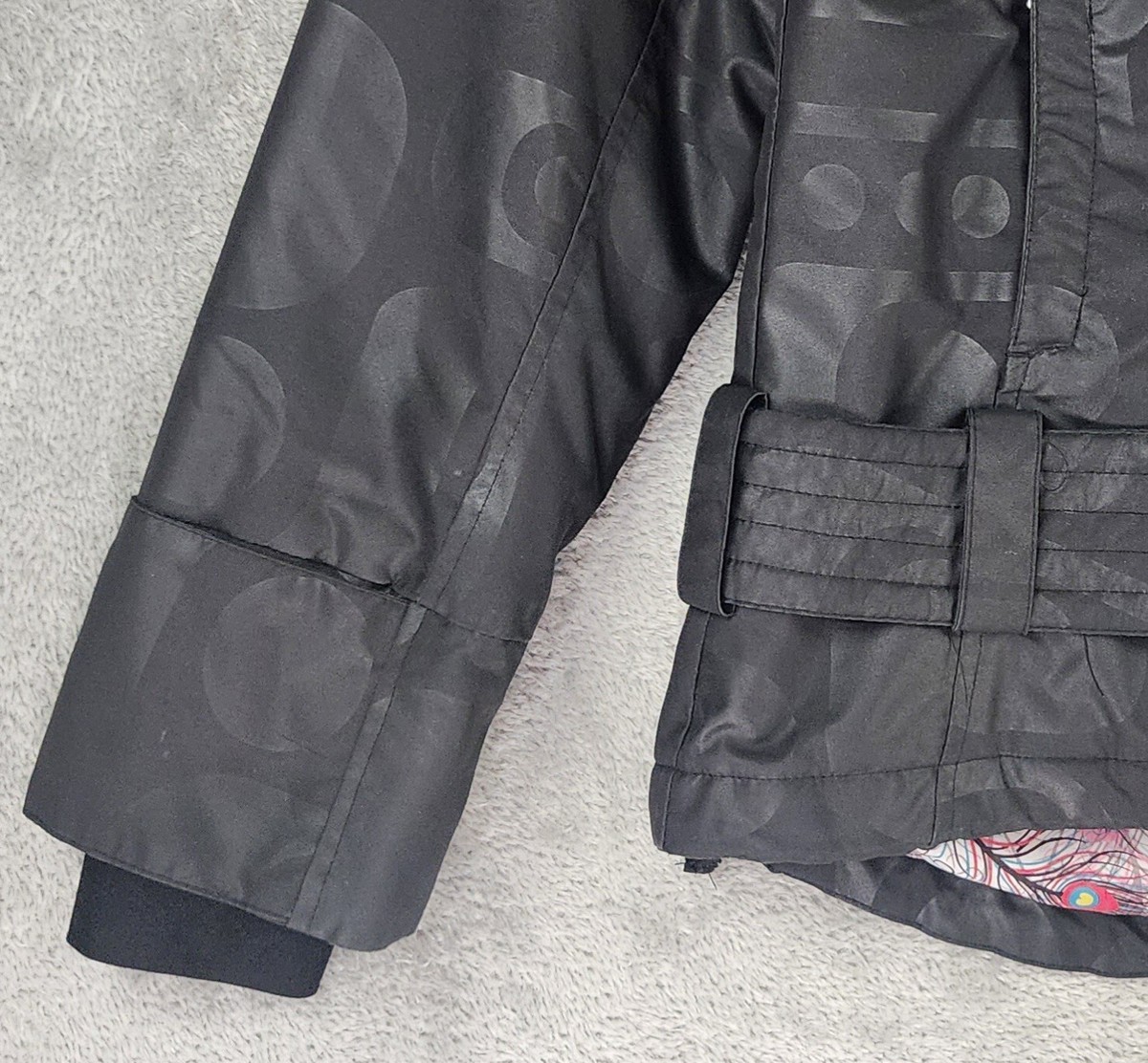 Five Fifty Five Jacket Womens Medium Black Retro Full Zip Five Fifty Five Jacket Womens Medium Black Retro Full Zip