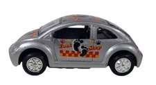 Die-Cast Toy Car Paw Print Route Step Silver Design