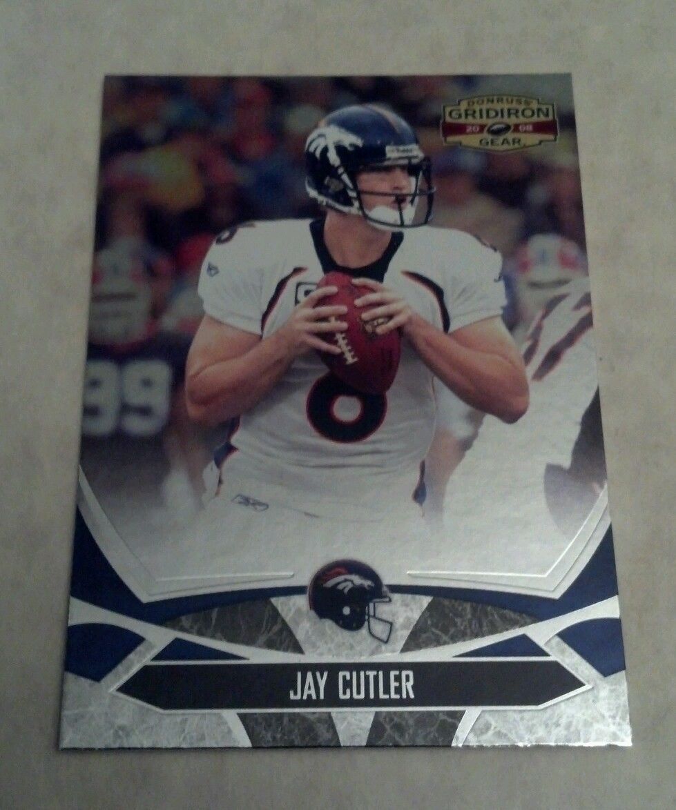JAY CUTLER 2008 DONRUSS GRIDIRON GEAR