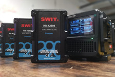 SWIT 290 W B-mount battery x3 and digital charger